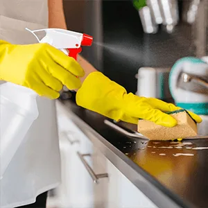 JohnBee Spray bottle - Empty spray bottles (16oz/2Pack) - Spray bottles for Cleaning Solutions / Plants / Bleach Spray / BBQ - With Adjustable Nozzle from Fine Mist to Stream - BPA Free Material - Spray bottle for cleaning solutions