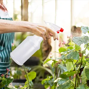 JohnBee Spray bottle - Empty spray bottles (16oz/2Pack) - Spray bottles for Cleaning Solutions / Plants / Bleach Spray / BBQ - With Adjustable Nozzle from Fine Mist to Stream - BPA Free Material - Spray bottle for cleaning solutions