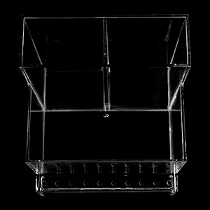 ANGNYA Nail Drill Holder Grinding Bit Storage Box 10 Holes Transparent Nail Drill Bit Holder Plastic Nail Drill Tool Organizer Manicure Tools Display Box for Nail Tech Supplies (Clear) - Nail Drill Holder