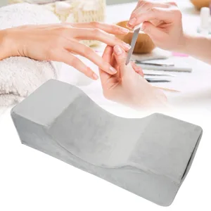 Nail Art Hand Pillow Eyelashes Extension Pillow Beauty Salon Eyelash Grafting U Shaped Pillow (Silver Gray Flocking) - product information 3