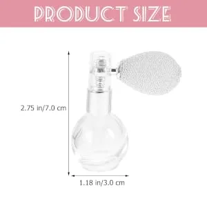 NUSITOU Empty Bottle Travel Glass Vintage Retro Bottle - product information 5