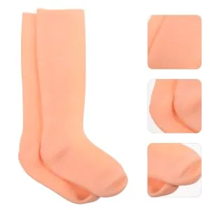 FOYTOKI 1 Pair Moisturizing Foot Cover Moisturizing Socks for Dry Foot Spa Moisturizing Socks Dry Foot Moisturizing Socks Moisturizing Socks for Cracked Heel Lotion Moisturizing Long Socks - product information 2