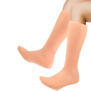 FOYTOKI 1 Pair Moisturizing Foot Cover Moisturizing Socks for Dry Foot Spa Moisturizing Socks Dry Foot Moisturizing Socks Moisturizing Socks for Cracked Heel Lotion Moisturizing Long Socks - product information 3