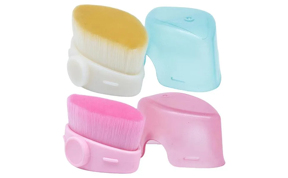 Uitseld Sunscreen Brush Applicator Foundation Brush for Sunscreen Precise Control | Cosmetic Brushes Quick-Drying Fiber Bristles for Buffing Stippling Blending Beige - Sunblock Brush