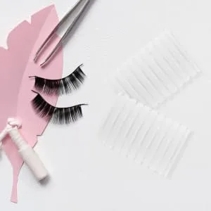Gogogmee 3 Boxes Self-adhesive Eyelash Strips Lash Adhesive Strips for False Lashes Strip Lash Glue Eyelash Adhesive Strips Self Adhesive Lash Strips Lash Strips to Lashes Lash Strips Glue - product information 3