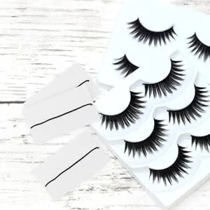 Gogogmee 2 Boxes Eyelash Adhesive Strip Self Adhesive Eyelashes Eyelash Applicator Eyelashes Strips Self-Adhesive Strips Stick on Eyeliner Strips Eyelash Strips Lash Adhesive Strips - product information 1