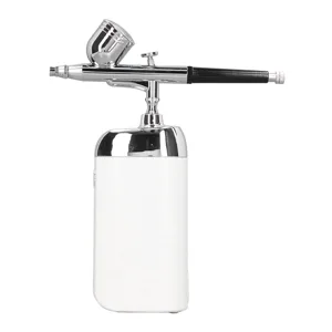 Oxygen Facial Portable Airbrush Cordless Handheld USB Charging Facial Mist Sprayer for Cake Decoration (White) - 1011220218712-2