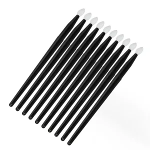 10 Pieces Silicone Lip Brushes Long Handle Makeup Brush Set with Easy Cleaning for Lipstick Lip Gloss - 1410230144311-3