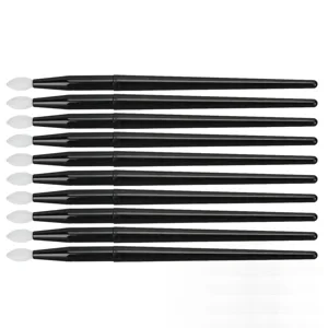 10 Pieces Silicone Lip Brushes Long Handle Makeup Brush Set with Easy Cleaning for Lipstick Lip Gloss - product information 3