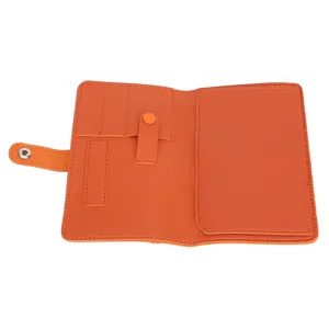 Portable Nail Drill Bit Storage Bag Nail Drill Bits Holder 37 Slots PU Easy Access Storage Bag For Manicure Tools Ideal Accessory For Nail Art Work (Orange) - product information 2