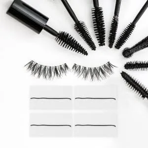 FOYTOKI 2 Boxes Lash Glue Replacement Lash Strips to Lashes Self-adhesive Strips Eyelash Adhesive Strip Eyelash Applicator Strip Lash Glue Stick on Eyeliner Strips Eye Lash Adhesive Strips - product information 1