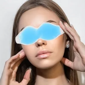 ORFOFE Cold Compress Eye Mask Ice and Heat Eye Mask Goggles PVC at Night Reusable Eye Mask - product information 5