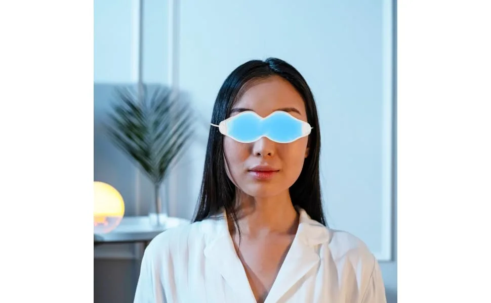 ORFOFE Cold Compress Eye Mask Ice and Heat Eye Mask Goggles PVC at Night Reusable Eye Mask - product information 6