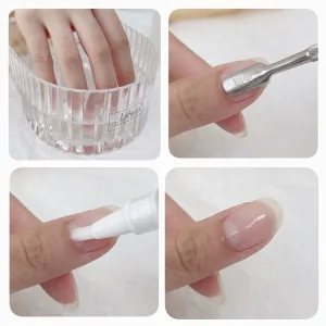 Harilla Compact Nail Soaking Bowl Shell Shape Comfortable Soak Off Polish Remover for Nail Cleaning Manicure Tool Girls Clear - product information 2