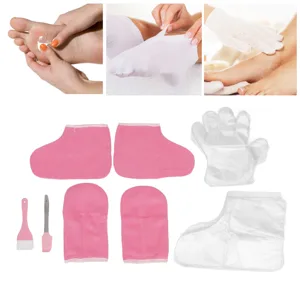Wax Hand Foot Liners Paraffin High Temperature Resistant Silicone Wax Shovel Thermal Insulation Cloth Gloves Foot Covers Adjustable Design - 1414220065811-2