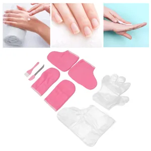 Wax Hand Foot Liners Paraffin High Temperature Resistant Silicone Wax Shovel Thermal Insulation Cloth Gloves Foot Covers Adjustable Design - 1414220065811-3