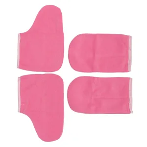 Wax Hand Foot Liners Paraffin High Temperature Resistant Silicone Wax Shovel Thermal Insulation Cloth Gloves Foot Covers Adjustable Design - 1414220065811-3