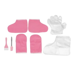 Wax Hand Foot Liners Paraffin High Temperature Resistant Silicone Wax Shovel Thermal Insulation Cloth Gloves Foot Covers Adjustable Design - product information 2