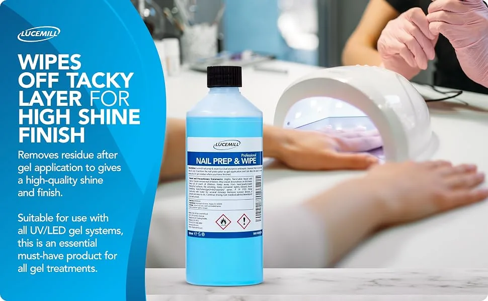 500ml Lucemill Nail Prep & Wipe Gel Nail Polish Cleanser - product information 4