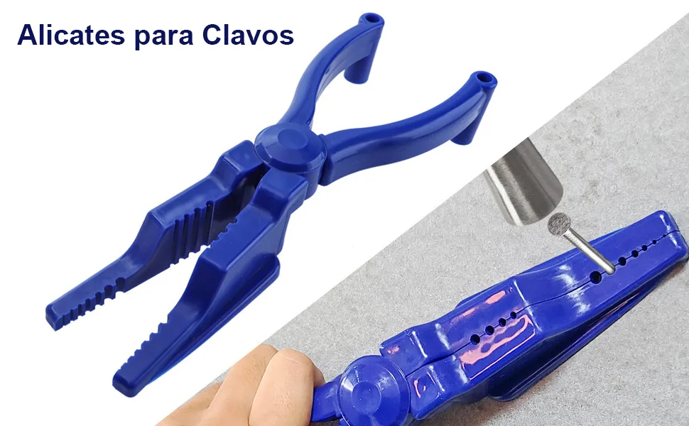 Nail Pliers Hammering Nailing Holder Nail Pliers Holder ABS Finger Protector Portable Hand Tool for Safety - Alicates para Uñas