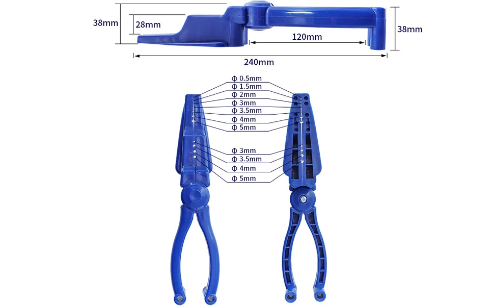 Nail Pliers Hammering Nailing Holder Nail Pliers Holder ABS Finger Protector Portable Hand Tool for Safety - Alicates para Uñas