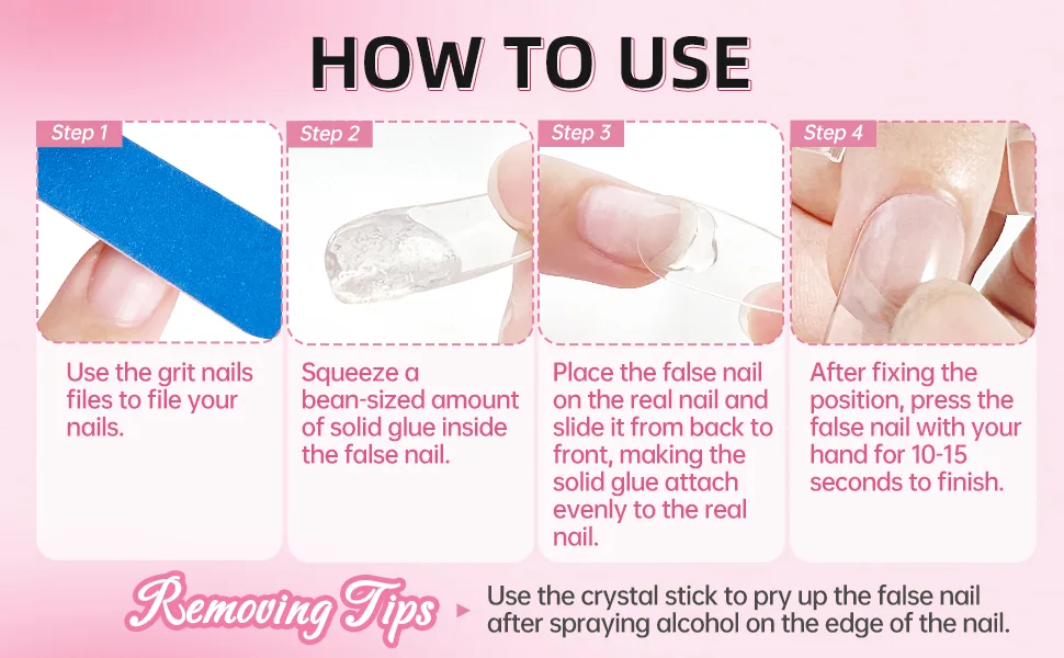 Beauty7 Solide Nail Glue 5g Extra Strong False Nail Glue For Acrylic Tips Nail Glue For Stick On Nails Acrylic Nail Glue - solide glue 5g nail art