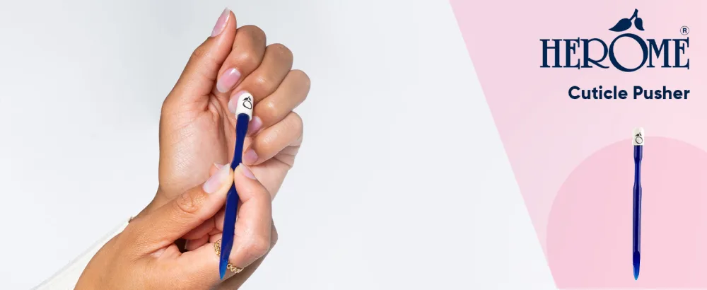 Herome - Cuticle Pusher | Double-Ended Nail Tool Pushes Cuticles And Cleans Nails Hoof Stick For Nails Must-Have Manicure Accessories Stimulates Nail Growth - CUTICLE PUSHER