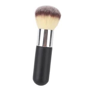Loose Powder Makeup Brush Soft Fluffy Hair Comfortable Grip Cosmetic Beauty Brush Black - 1410230067611-2