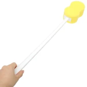 MERRYHAPY Long Handle Bath Sponge Shower Scrubbing Brush Back Cleaning Brush for Shower Body Cleansers Handle Shower Bath Sponge Back Bath Brush Bath Scrubber Bath Sponge with Handle Pp - product information 4