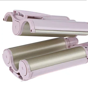 JINDIN 32mm Wave Curling Iron Ceramic Hair Curler Deep Wavy Curler Not to Hurt The Hair - Unique three tube design