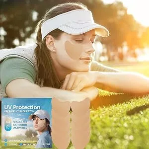 Sun Patch for Face Golf 5pair Facial Sunscreen Patch Clear UV Facial Golf Patches UV Protection Face Outdoor Protection Sun Patch for Sun Protection - Improved Outdoor Performance