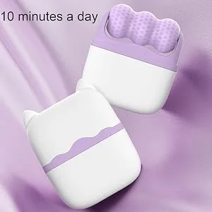 Wyttuubv Ice Eye Roller - Cold Compress Ice Facial Roller Small Skin Care Tools Cold Face Roller for Relieve Sunburn and Redness - Calming and Rejuvenating