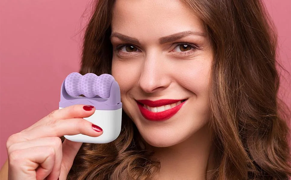 Wyttuubv Ice Eye Roller - Cold Compress Ice Facial Roller Small Skin Care Tools Cold Face Roller for Relieve Sunburn and Redness - Ice Eye Roller