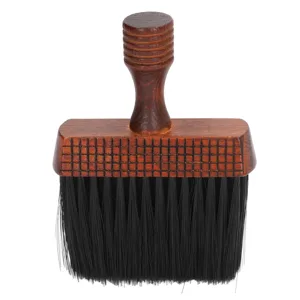 Hair Cutting Neck Dust Brush Ergonomic Barber Face Neck Hair Dust Cleaning Brush for Home Salon - product information 2