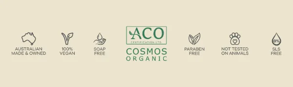 Organic Formulations Intensive Body Cream with Coconut and Lime 200mL - COMOS Organic Formulations