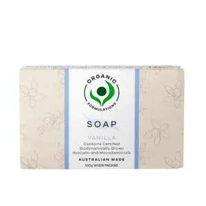 Organic Formulations Intensive Body Cream with Coconut and Lime 200mL - Vanilla Soap Bar
