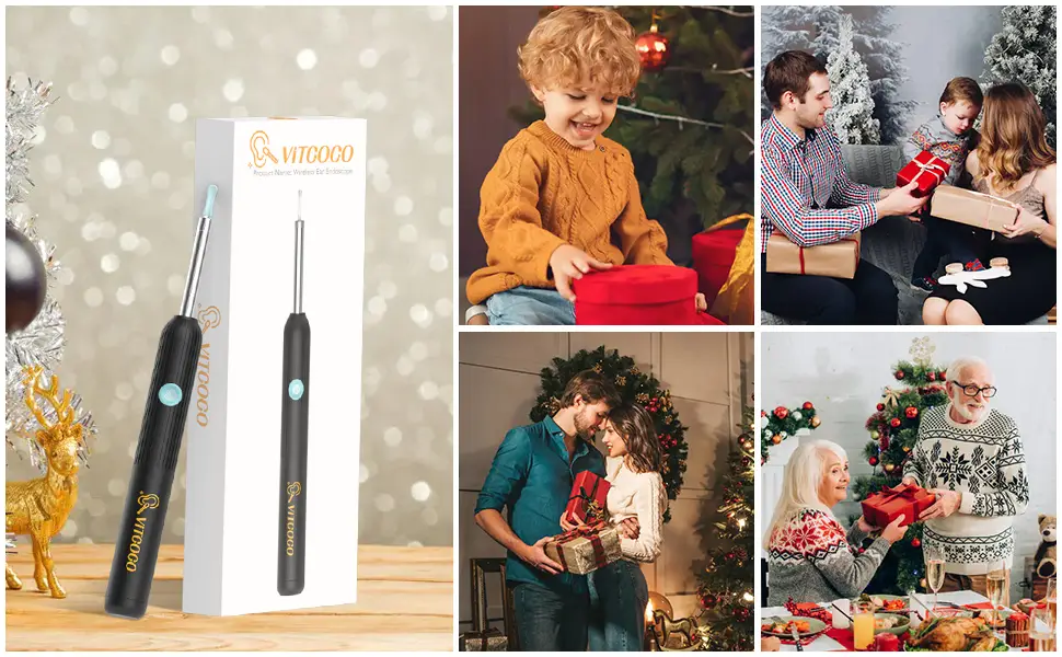 VITCOCO Ear Wax Removal 1920 FHD Wireless Camera with 6 LED Lights Visual Cleaner 3.9mm Scope Otoscope Spoons Earwax Remover Tool for iPhone iPad & Android Smart Phones - product information 7