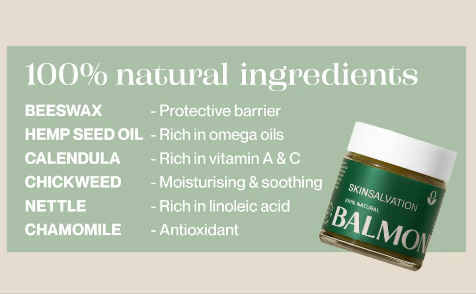 Balmonds Dry Cracked Hands Set - Help For Hands When Constantly Washing - 100% natural ingredients