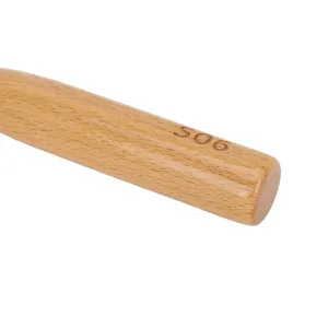 Syrisora Portable Neck Duster Brush with Ergonomic Beech Wood Handle for Barbers - Ideal for Broken Hair Removal - 1413240001411-3