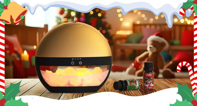 SALUBRITO Christmas Essential Oils Set Winter Holiday Fragrance Oil Gift Set for Diffuser Candle Soap Making Candy Cane Christmas Tree Christmas Pudding Apple Cinnamon Gingerbread Mistletoe - product information 6