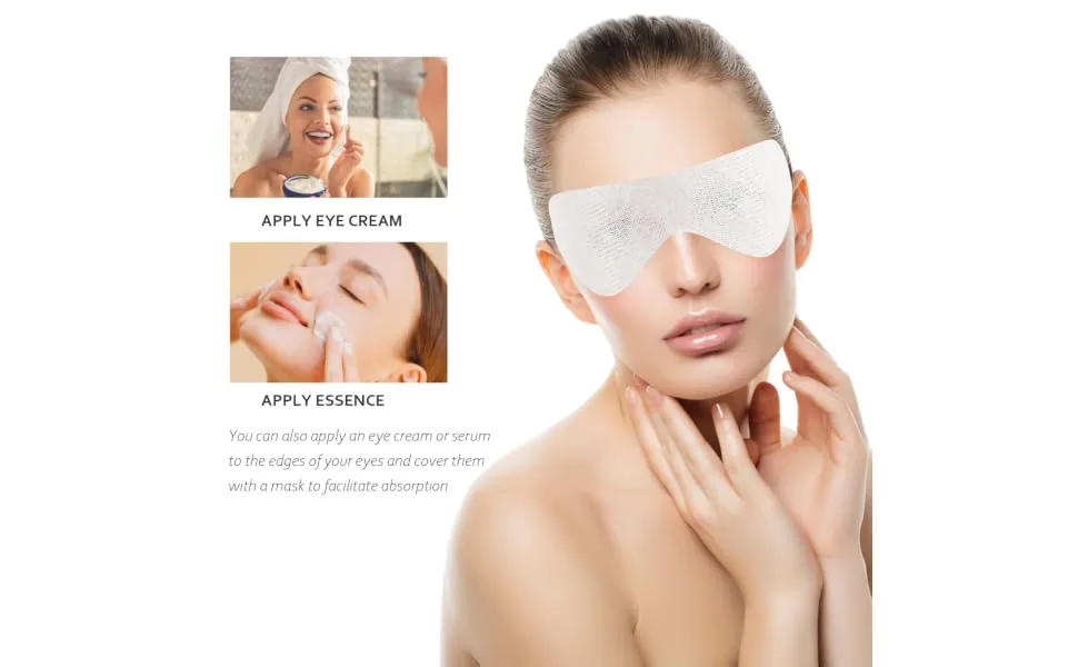 SOESFOUFU Cotton Eye Paper 15 Sheets Eye Mask Ice Bag Non-woven Fabric Eye Pads - product information 3