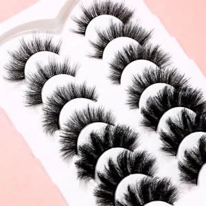 HAPINARY 7 Pairs Eyelashes Fake Lashes Natural False Lashes Women Makeup Tools Fake Lashes Full Makeup Accessories - product information 2