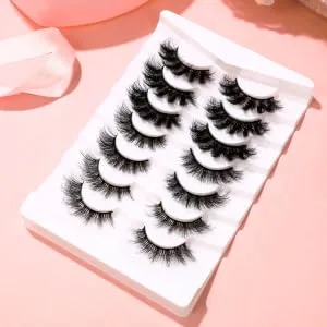 HAPINARY 7 Pairs Eyelashes Fake Lashes Natural False Lashes Women Makeup Tools Fake Lashes Full Makeup Accessories - product information 4