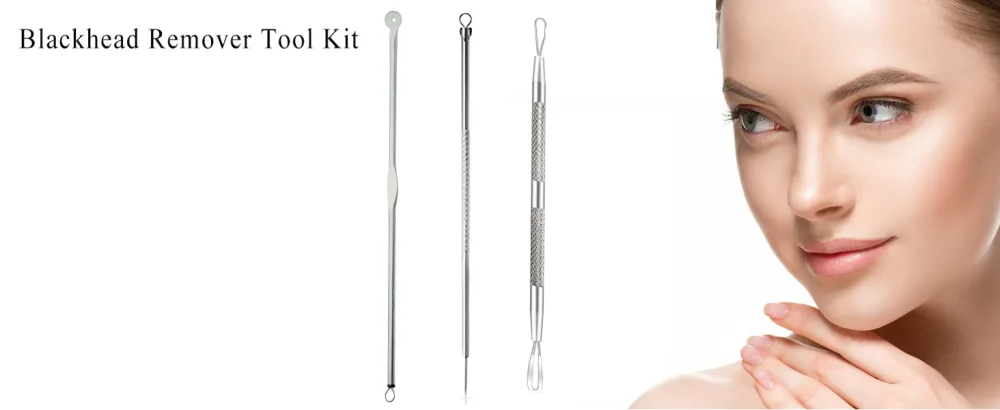 YNR Needle Acne Blackhead Remover Pimple Extractor Tool Pimple Spot Removal Tool Used to Remove Facial Blackheads and Pimples - Needle Acne Blackhead Remover Pimple Extractor