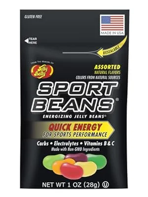 Jelly Belly Sport Beans - Energizing Jelly Beans - Assorted Flavors, Pack of 24 - assorted