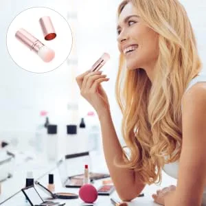 MERRYHAPY 1pc Blush Brush Retractable Blusher Brush Diffuser Womens Makeup Tools Travel Makeup Brush Buffing Brush Hair Dryer Brush Retractable Concealer Cosmetics Brush Artificial Fiber - product information 3