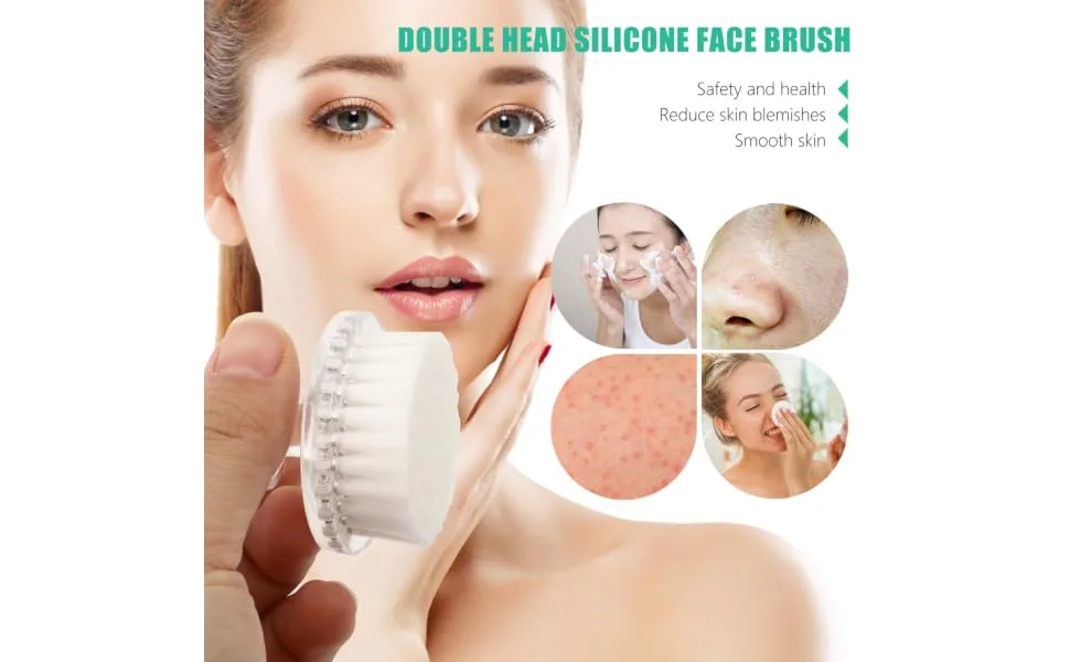 SOESFOUFU Face Silicone Scrubber Silicone Facial Brush - product information 6