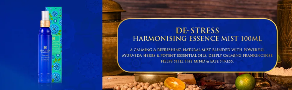 SPA CEYLON DE-STRESS Harmonising Essence Mist | Calming & Refreshing | Deep Calming | Reduce Stress | Hydrate Skin | SLES-free - product information 2