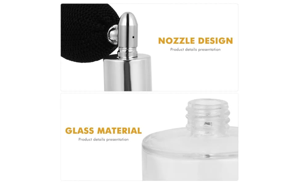 Gogogmee Air Bag Perfume Bottle Perfume Atomizer Travel Perfume Sprayer Perfume Glass Sprayer Refillable Perfume Bottle Sprayer Bottle Refillable Perfume Sprayer Empty Spray Bottle - product information 6