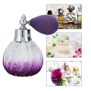 Refillable Perfume Bottle 90ML Retro Style Glass Empty Perfume Spray Bottle Refillable Perfume Atomizer Dispenser Bottle for Perfume - product information 2